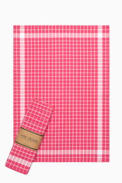 Hermia Kareli - Juego de 5 toallas de mano Rosa